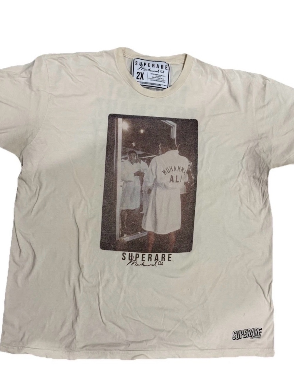Muhammad Ali Graphic Tee - Cream - Men